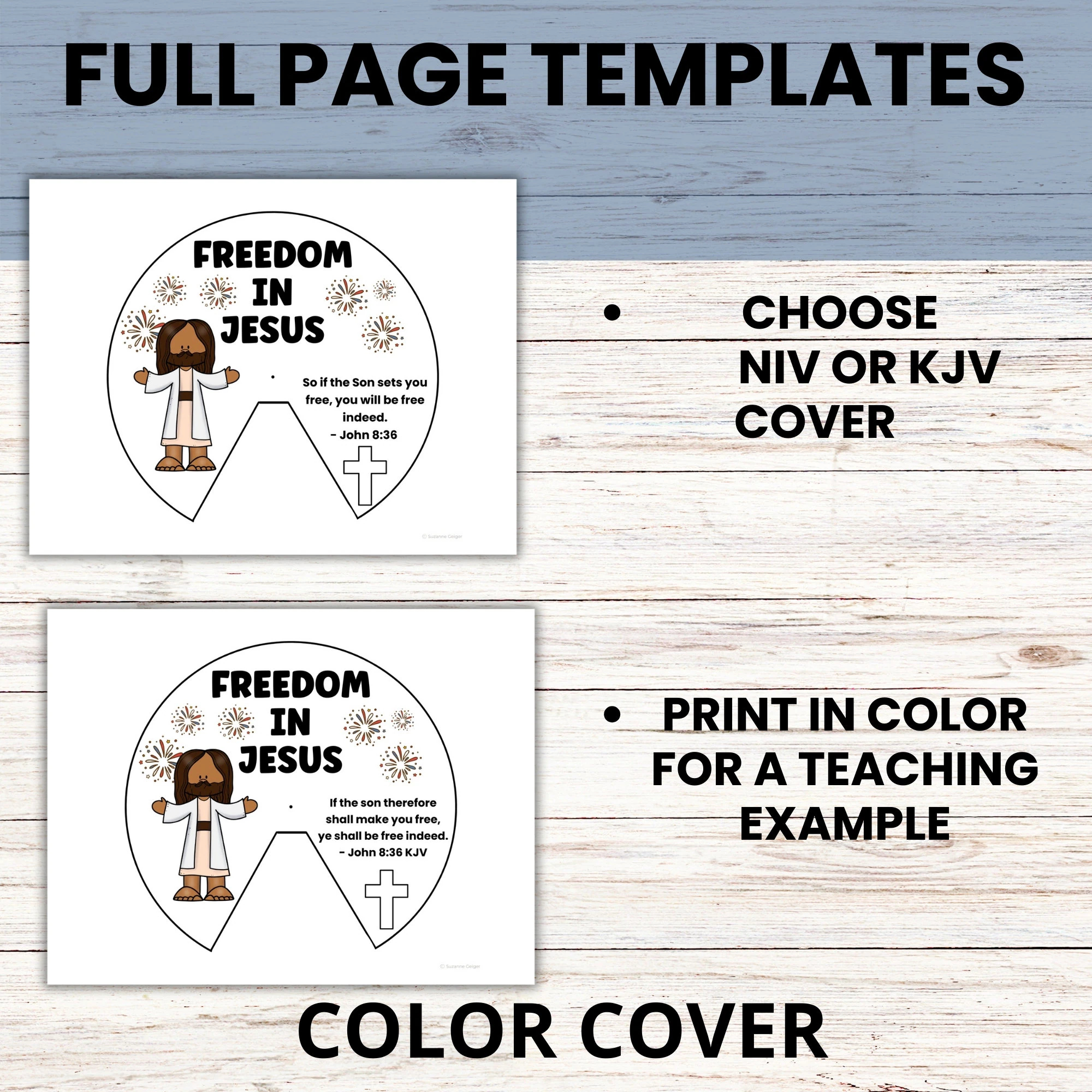 Freedom Bible Lesson for Teen Printable