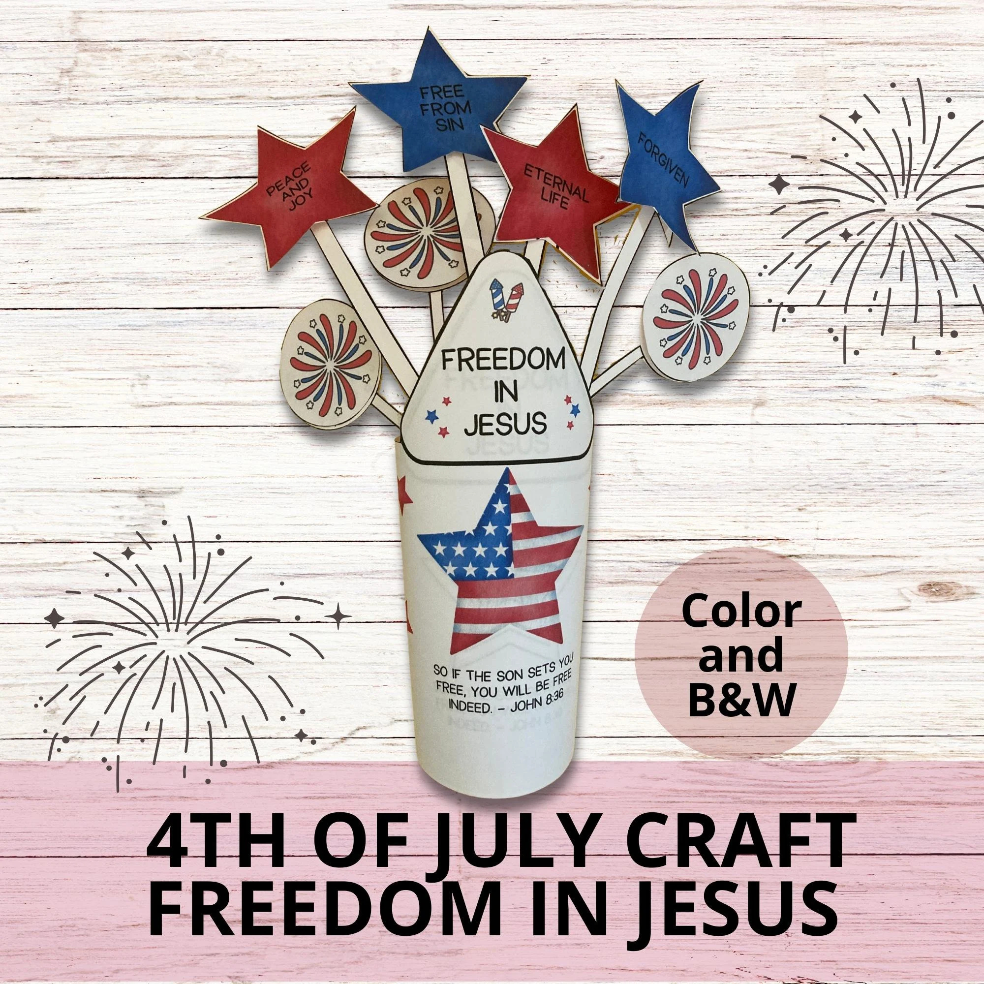 Kids Journal On Freedom Bible Printable