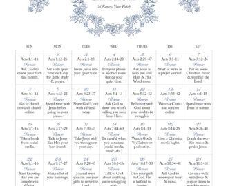 June 2025 Little Bible Plan Renew Your Faith Little Faith Blog