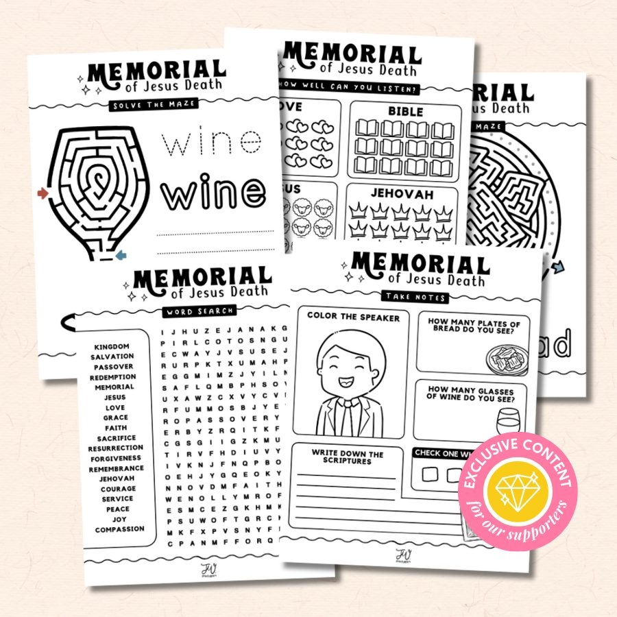 Bible Activities for Kids Printables