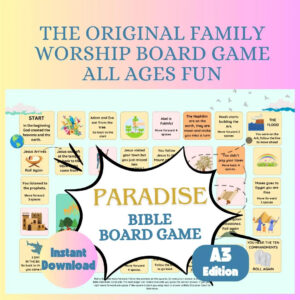 jw paradise board game family worship fun all ages printable