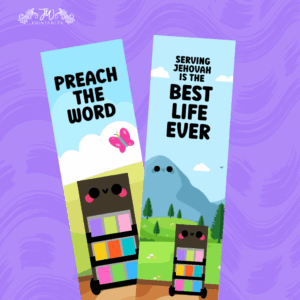 Kawaii Cute JW Kids Bookmark JW Printables