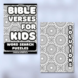 kids bible coloring pages and word search printable sunday school crafts homeschool activity worksheet vol iii etsy