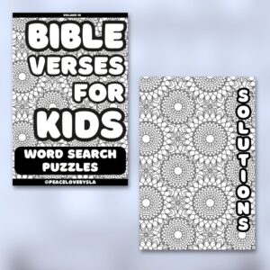 Kids Bible Coloring Pages And Word Search Printable Sunday School Crafts Homeschool Activity Worksheet VOL III Etsy