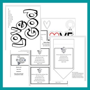 Kids Bible Memory Verse Bundles Of Printables Forget Him Knot