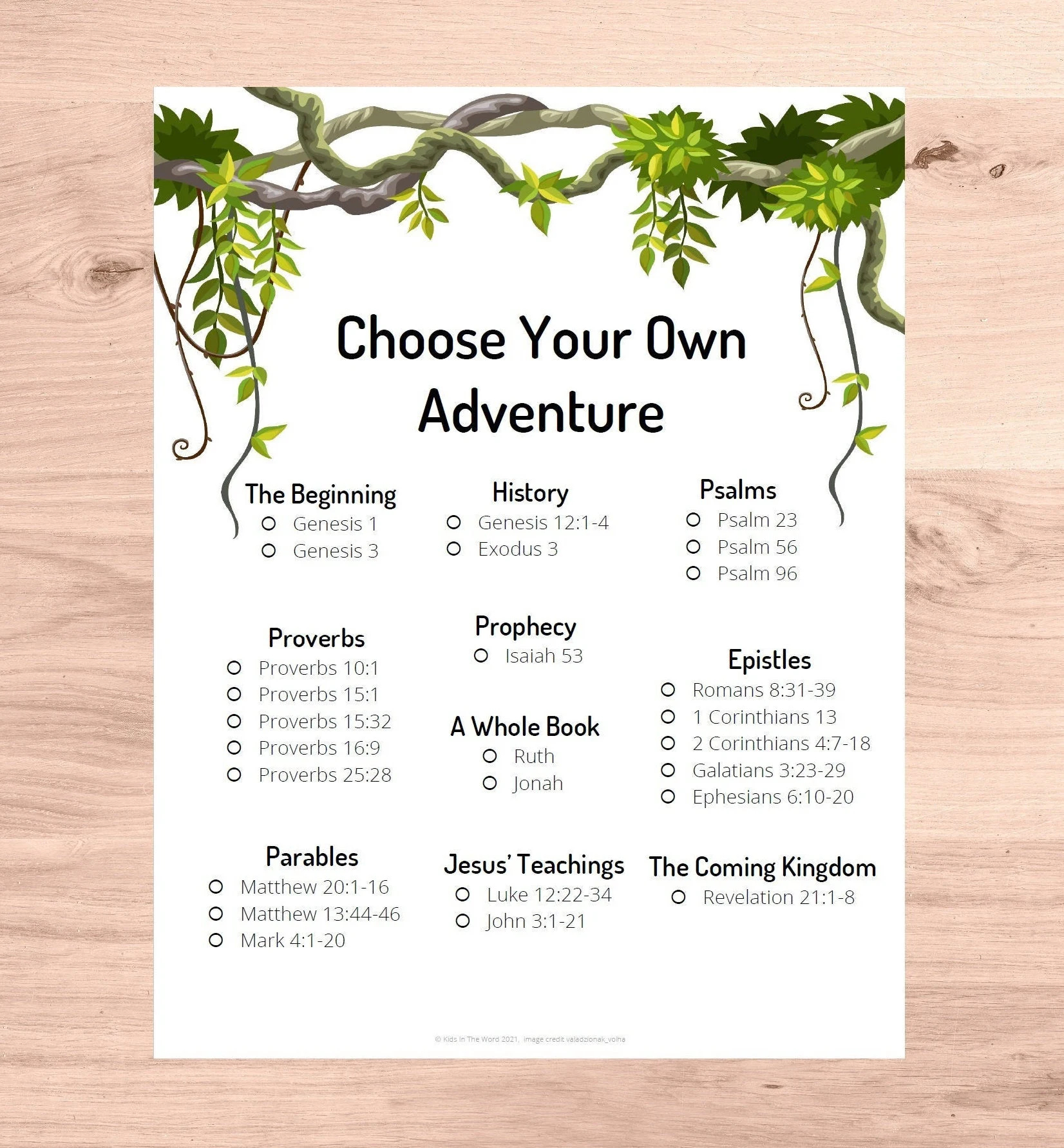 Bible Reading Plans for Teens Free Printable