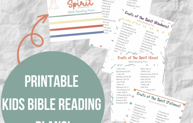 Kids Bible Reading Plans Fruits Of The Spirit The Purposeful Mom