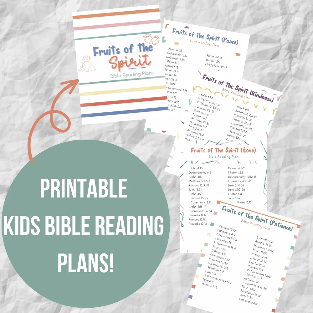 Kids Bible Reading Plans Fruits Of The Spirit The Purposeful Mom