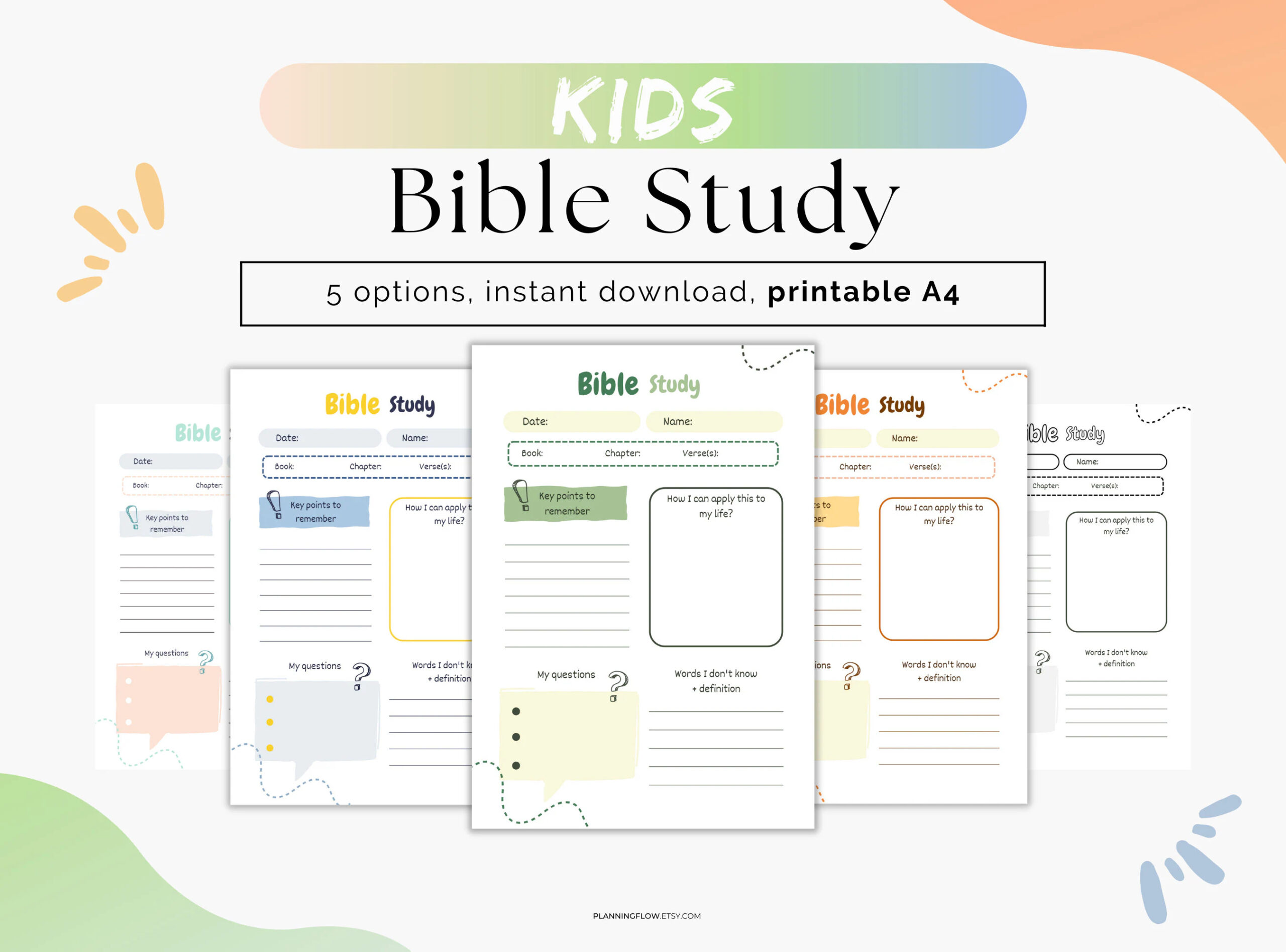 Kids Bible Study Printable Christian Printable For Kids Prayer Worksheet For Children Christian Homeschool Instant Download Etsy