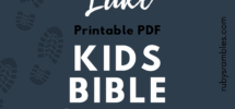 Kids Bible Study Teens Bible Study On Luke Homeschool PDF
