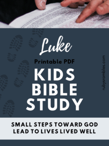Kids Bible Study Teens Bible Study On Luke Homeschool PDF