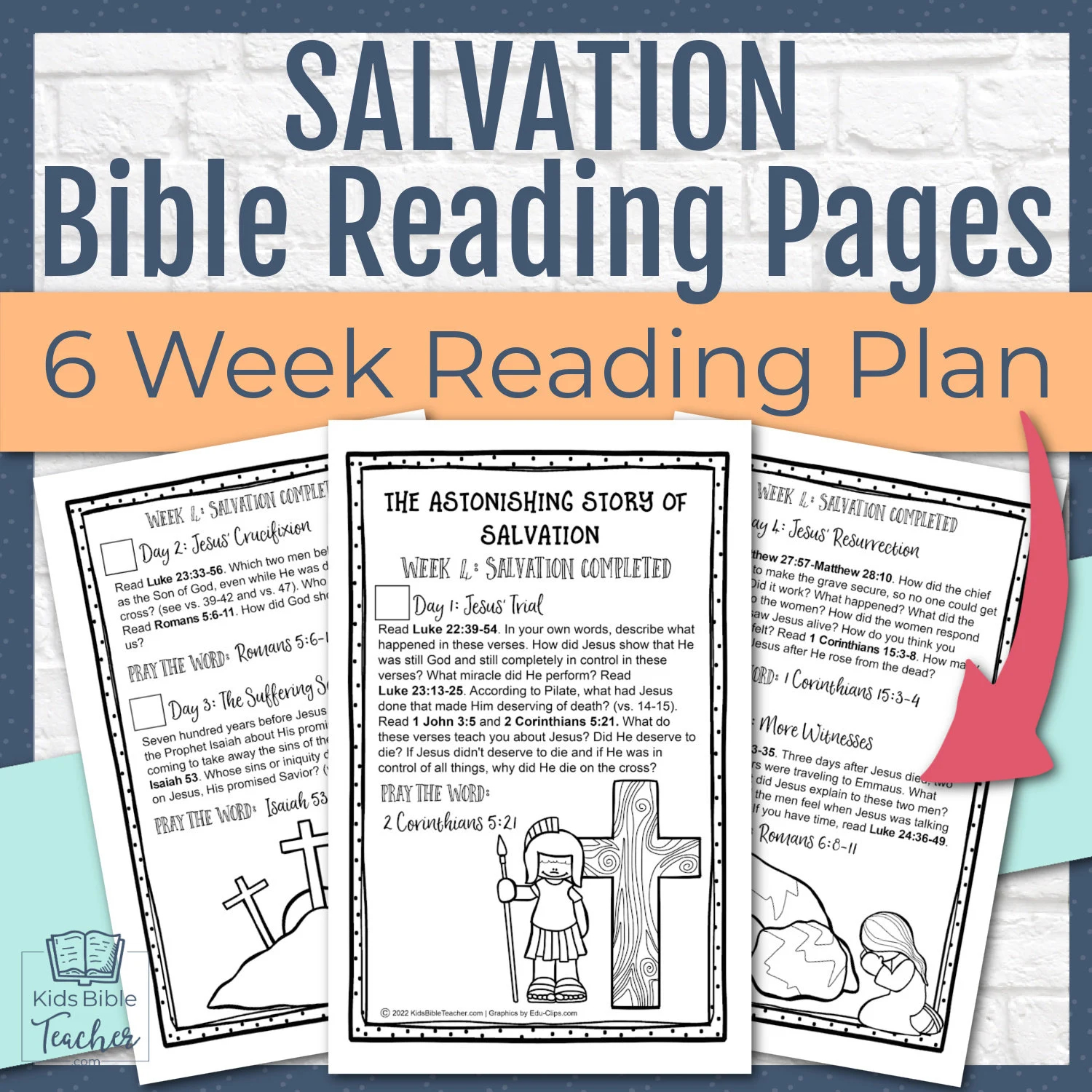 Free Printable Bible Study Plan for Kids