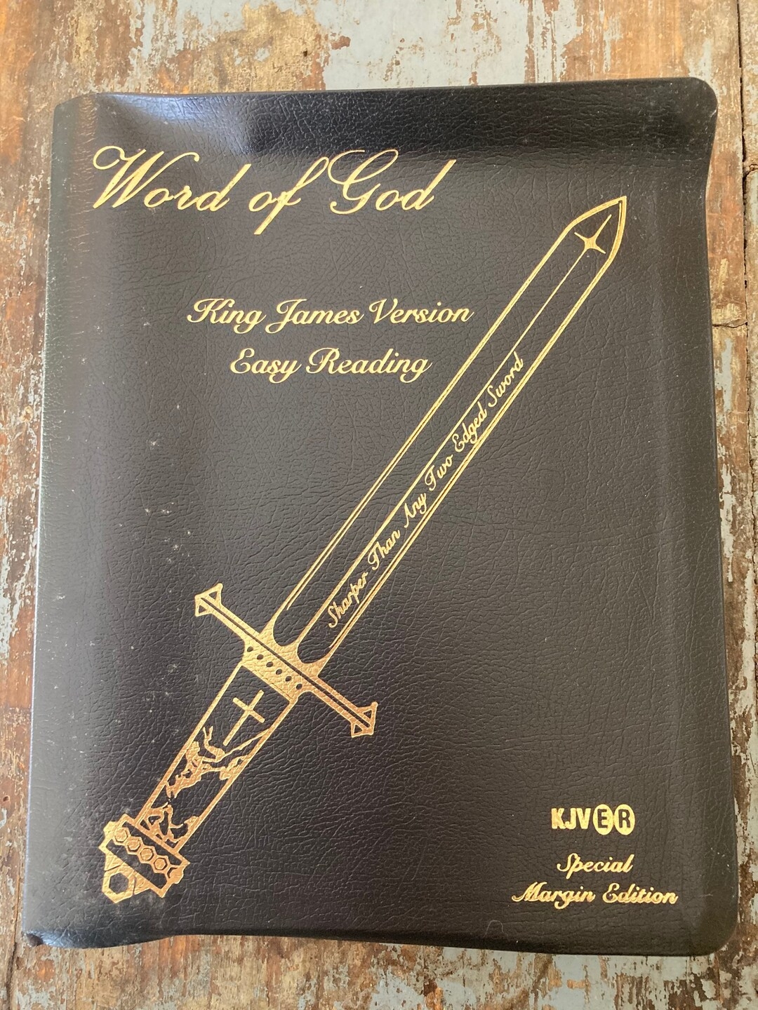 King James Easy reading Study Bible 2002 Vintage Large Print Red Lettered Holy Bible King James Holy Bible black Sword Bible Word Of God Etsy
