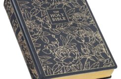 KJV Holy Bible Large Print Note taking Bible Faux Leather Hardcover King James Version Navy W Gold Floral KJV Note taking Editions Christian Art Publishers 9781642728859 Amazon Books