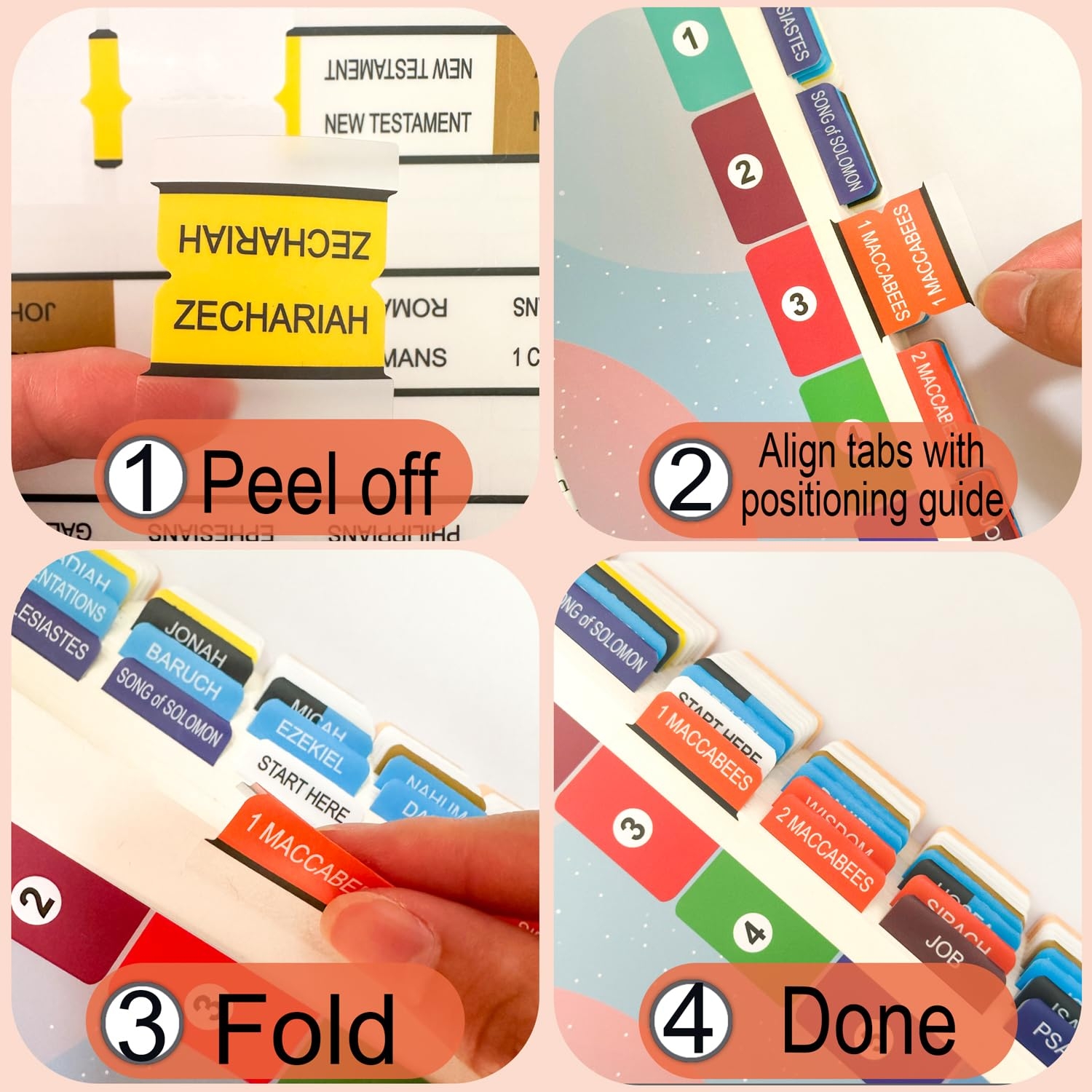 Laminated Bible Tabs Printable Bible Tab Placement Guide Bible 