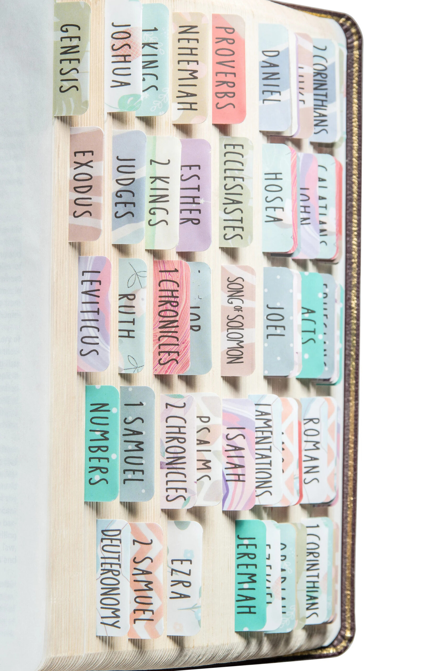 Laminated Bible Tabs With Adhesive easy To Read Easy To Apply Bible Labels Bible Journaling For Women Bible Dividers Bible Stickers Etsy