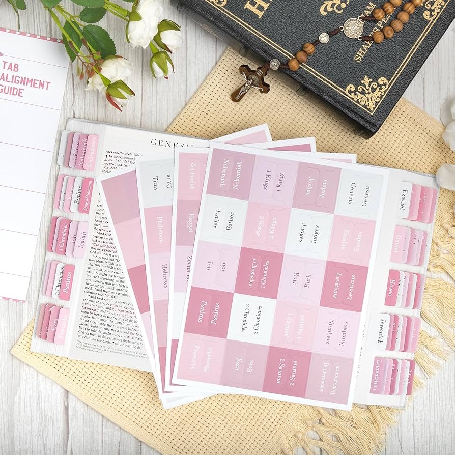 Large Print Bible Tabs For Bible Journaling Supplies Christian Gift For Women A Bible Tabs