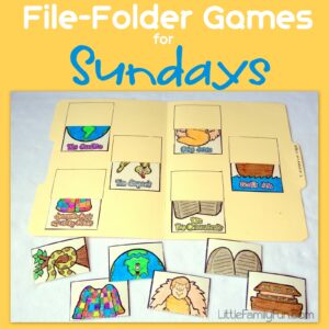 Little Family Fun File Folder Games Sundays