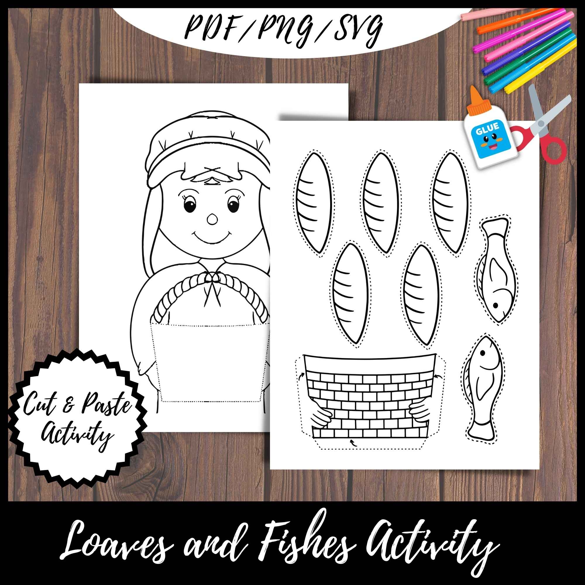 loaves and fishes bible activity bible craft sunday school cut and paste christian printab made by teachers loaves and fishes bible activity bible craft sunday school cut and paste christian printab made by teachers