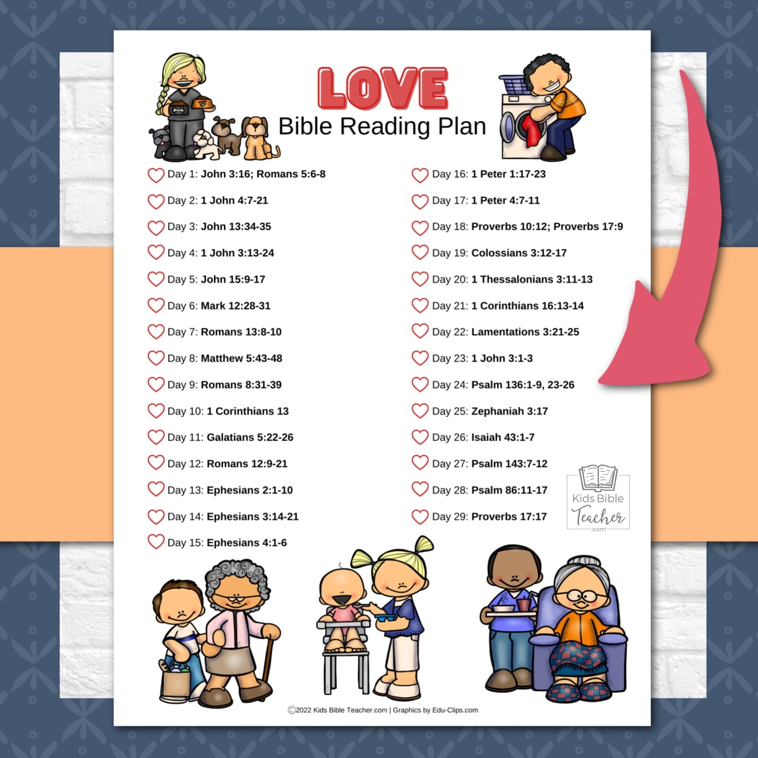 Kids Bible Reading Plan Printable