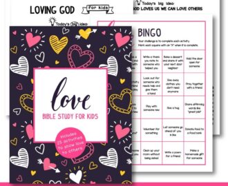 Love Bible Study For Kids Loving God Others Printable Wildly Anchored Faith Family Homeschool