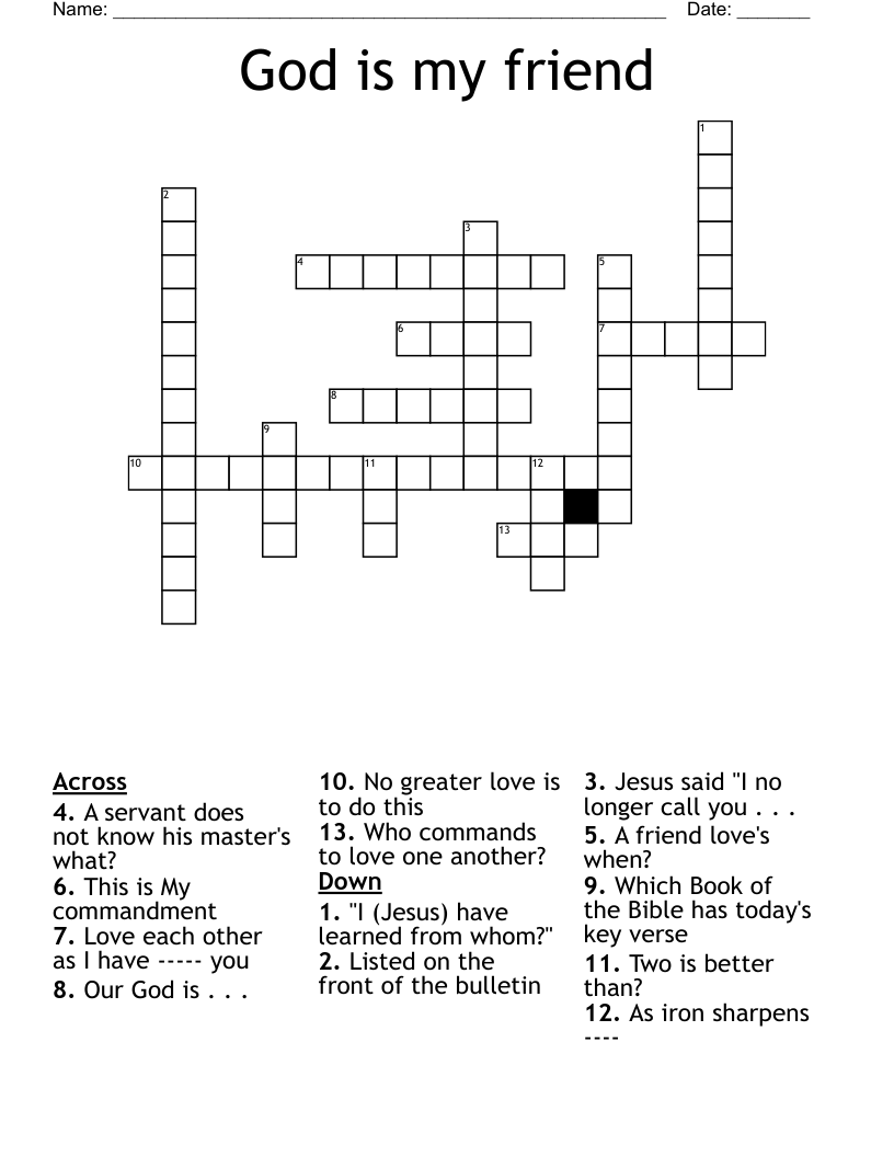 Love One Another Word Search WordMint