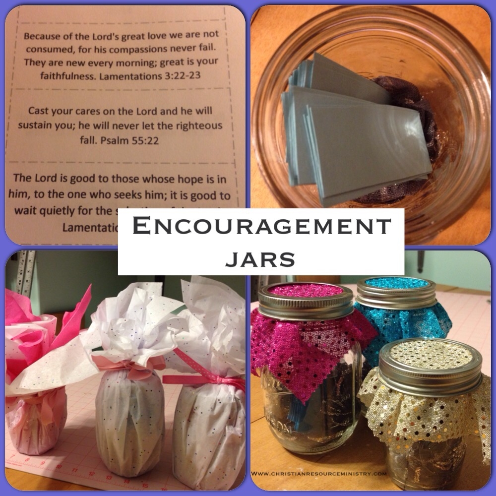 Make Your Own Encouragement Jar With Scripture Christian Resource Ministry