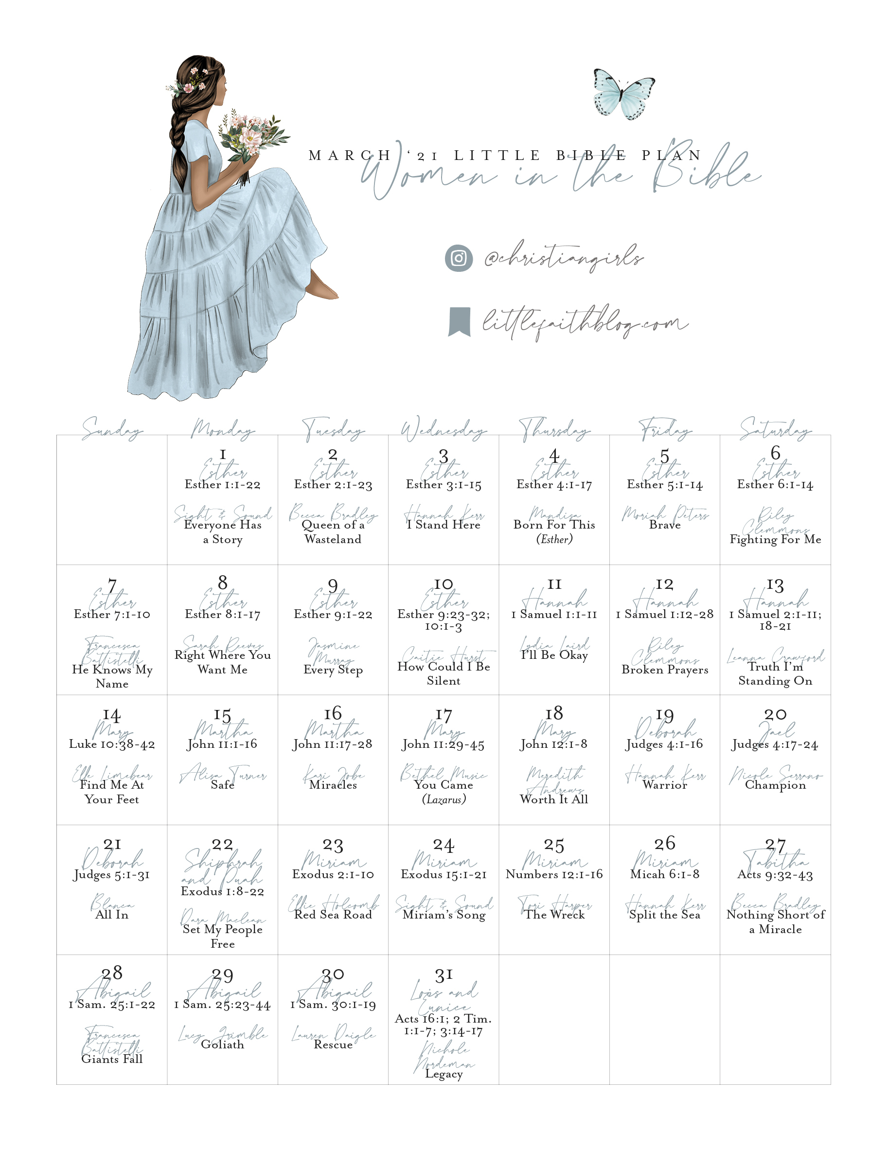 May Bible Study for Women Printable
