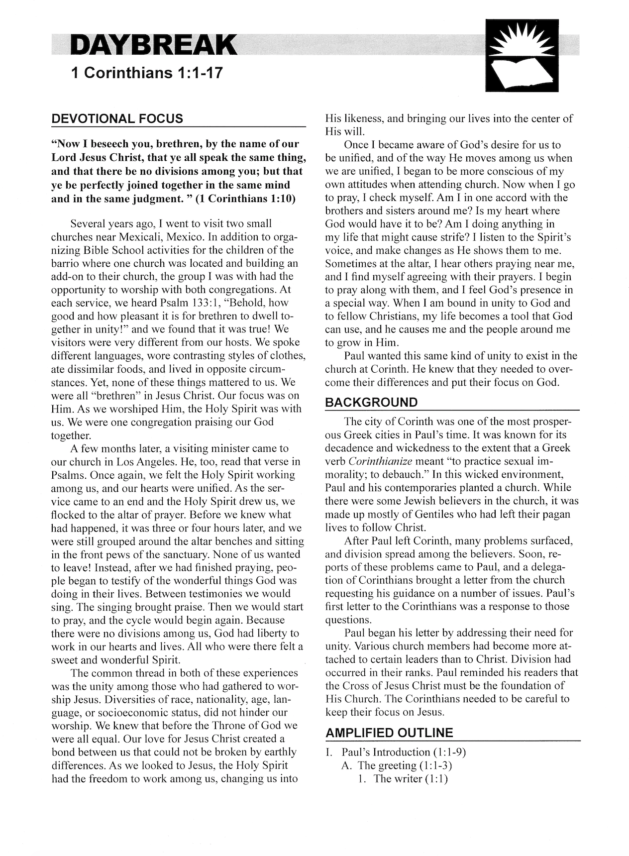 Materials For Bible Study