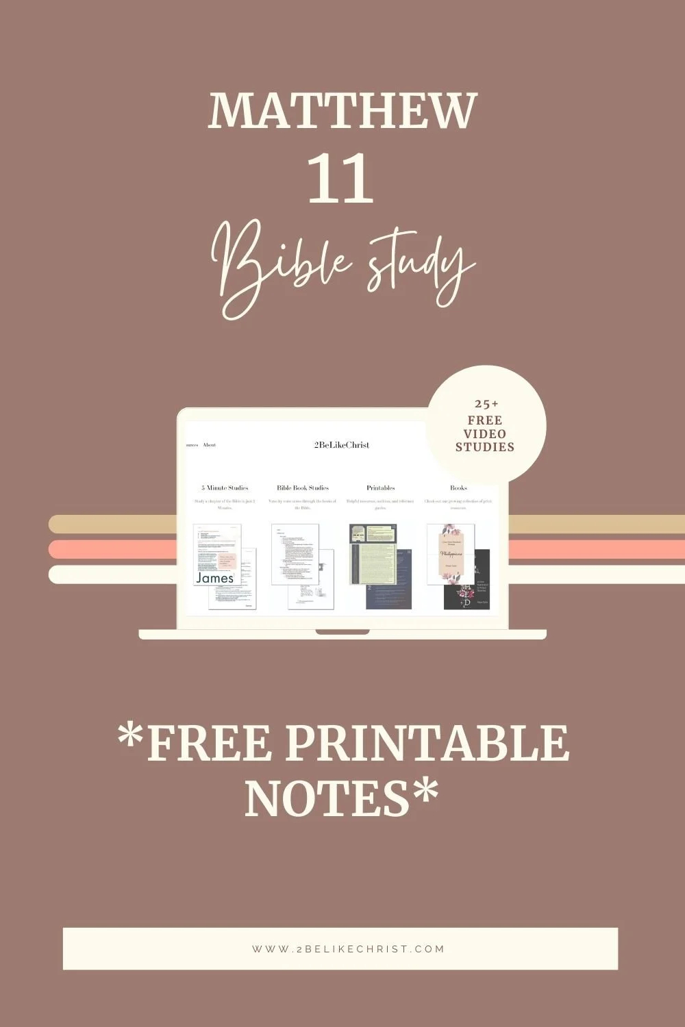 Matthew 11 Bible Study Notes 2BeLikeChrist