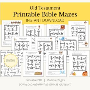 Maze Puzzle Book Old Testament