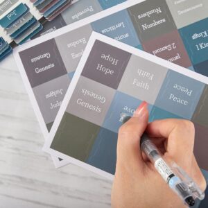 Mens Bible Tabs Laminated Bible Tabs Reposition Large Print StickersEasy To Read And Apply Bible Tabs For Women And Man Bible Tabs For Men