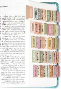 Mini Bible Tabs Laminated Bible Tabs For Study Bible Prefdo Butterfly Design 66 Bible Index Tabs 34 Blank Tabs Large Print Bible Book Stickers Old New Testament Bible With Tabs And Notes