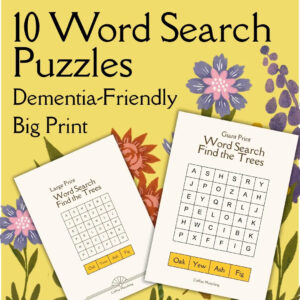 Mini Word Search Etsy