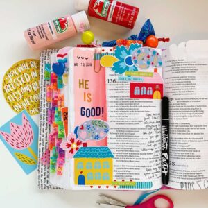 Mixed Media Print And Pray Bible Journaling Inspiration When You Don t Know What To Journal Psalm 136 Illustrated Faith