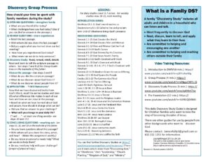 Modified Christian Family Discovery Bible Study Guide English World Missions Evangelism