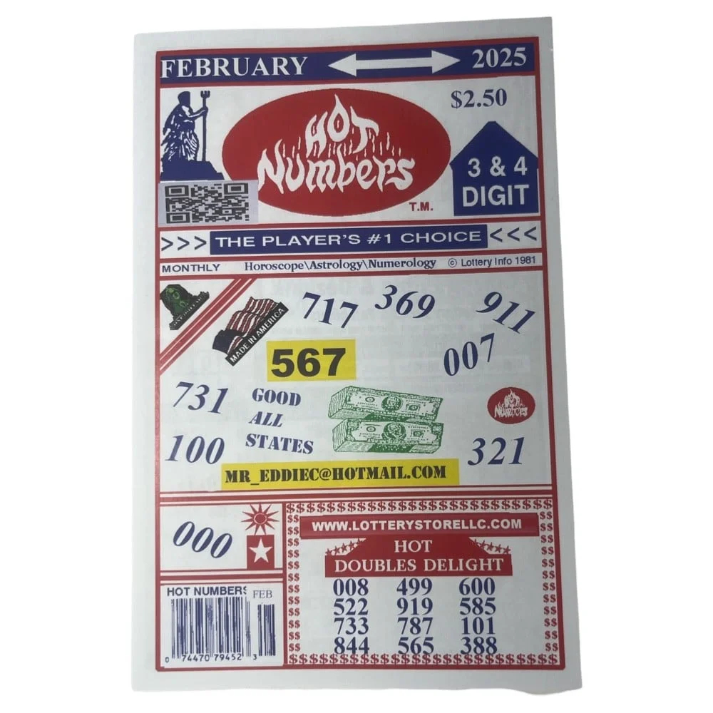 Monthly Tip Sheets Hot Numbers Money Row Lottery Bible More