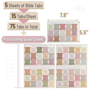Mr Pen Bible Tabs 75 Tabs Boho Theme Laminated Bible Tabs For Women And Men Bible Tabs For Study Bible Bible Index Tabs Bible Book Tabs Bible Labels Tabs Mr Pen Bible