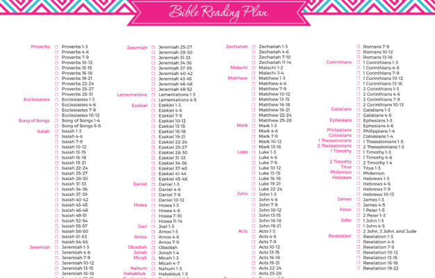 Must Have Bible Reading Plan Sarah Titus