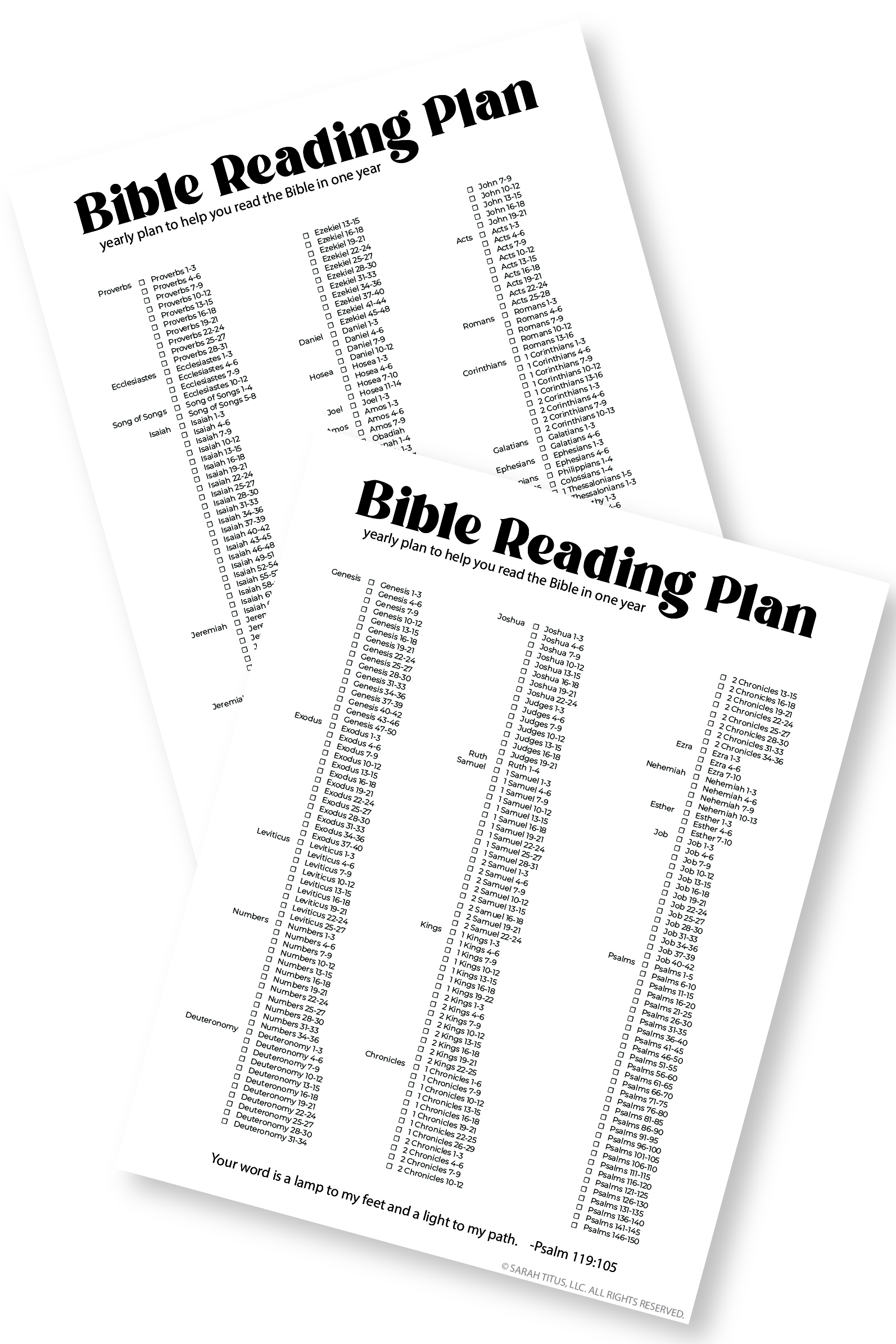 Must Have Bible Reading Plan Sarah Titus