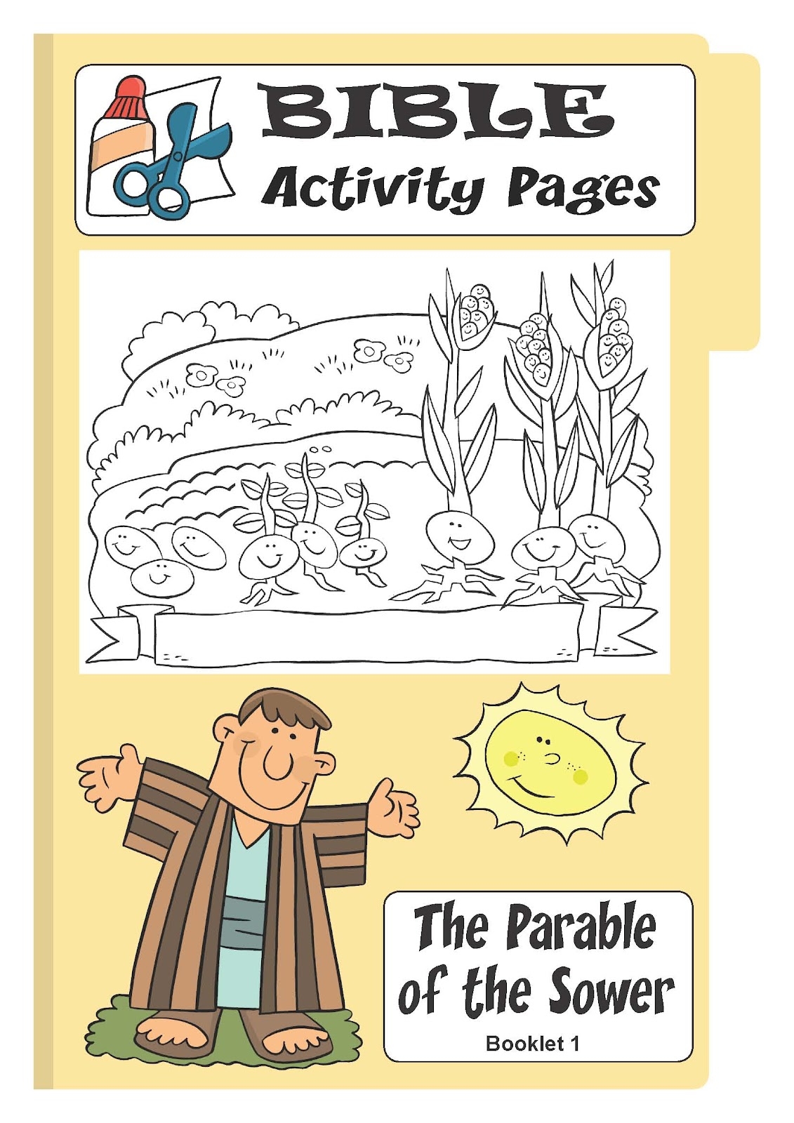 My Little House Bible Activity Pages The Parable Of The Sower