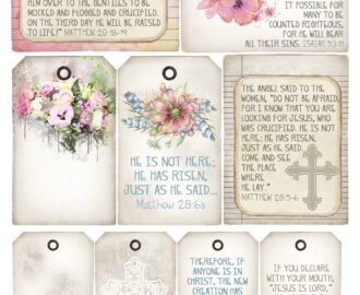 My Porch Prints Freebie Friday Free Printable Easter Bible Verse Tags