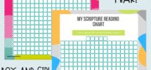 My Scripture Reading Chart Come Follow Me FHE