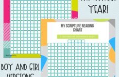 My Scripture Reading Chart Come Follow Me FHE