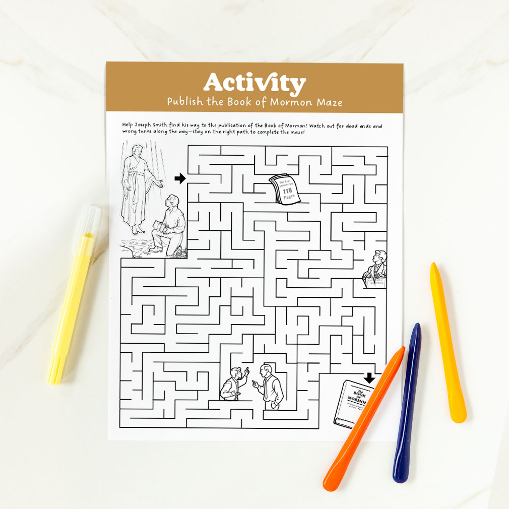 Find the Way for Toodler Bible Printable