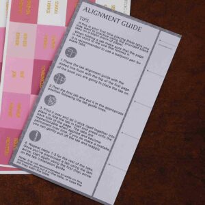 Near Me Large Print Laminated Bible Tabs 80 Repositionable Stickers White Pink Pink Bible