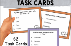 New Testament Bible Book Order Trivia Cards Activity Made By Teachers