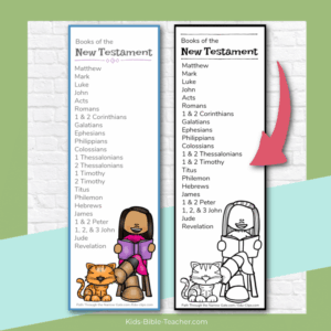 New Testament Bible Bookmarks Kids Bible Teacher