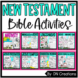 new testament bible curriculum bible activities bundle l sunday school lessons made by teachers