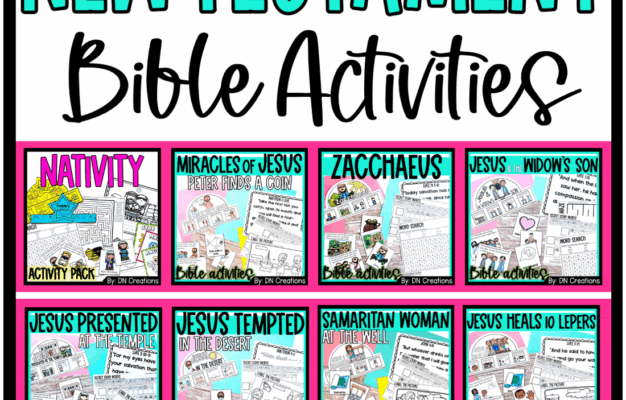 new testament bible curriculum bible activities bundle l sunday school lessons made by teachers